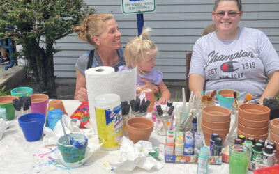Summer 2022 Paint a Flower Pot Event